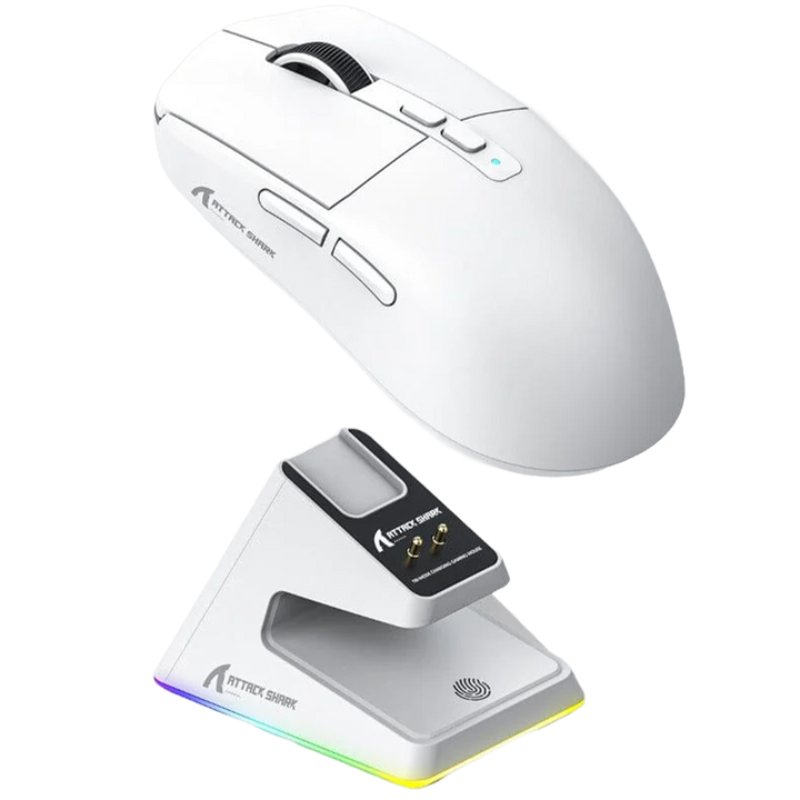 Attack Shark X6 Mouse white variant - Nyvrix Egypt