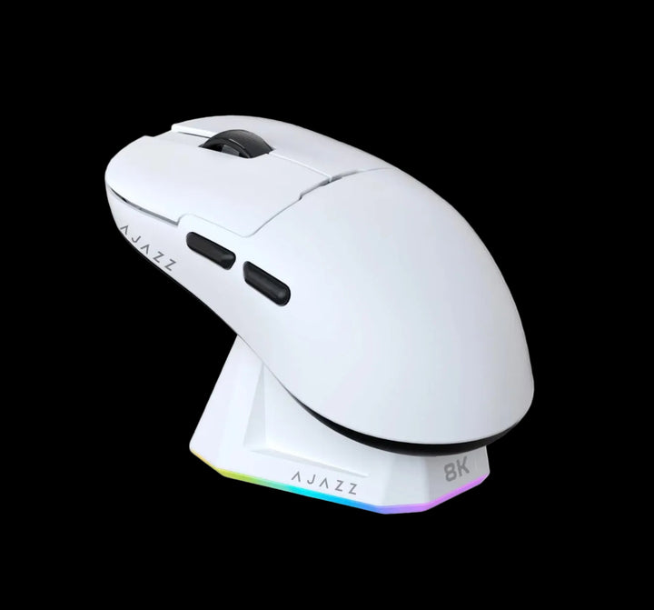 Ajazz V2 Pro 8K Mouse bottom view - Nyvrix Egypt