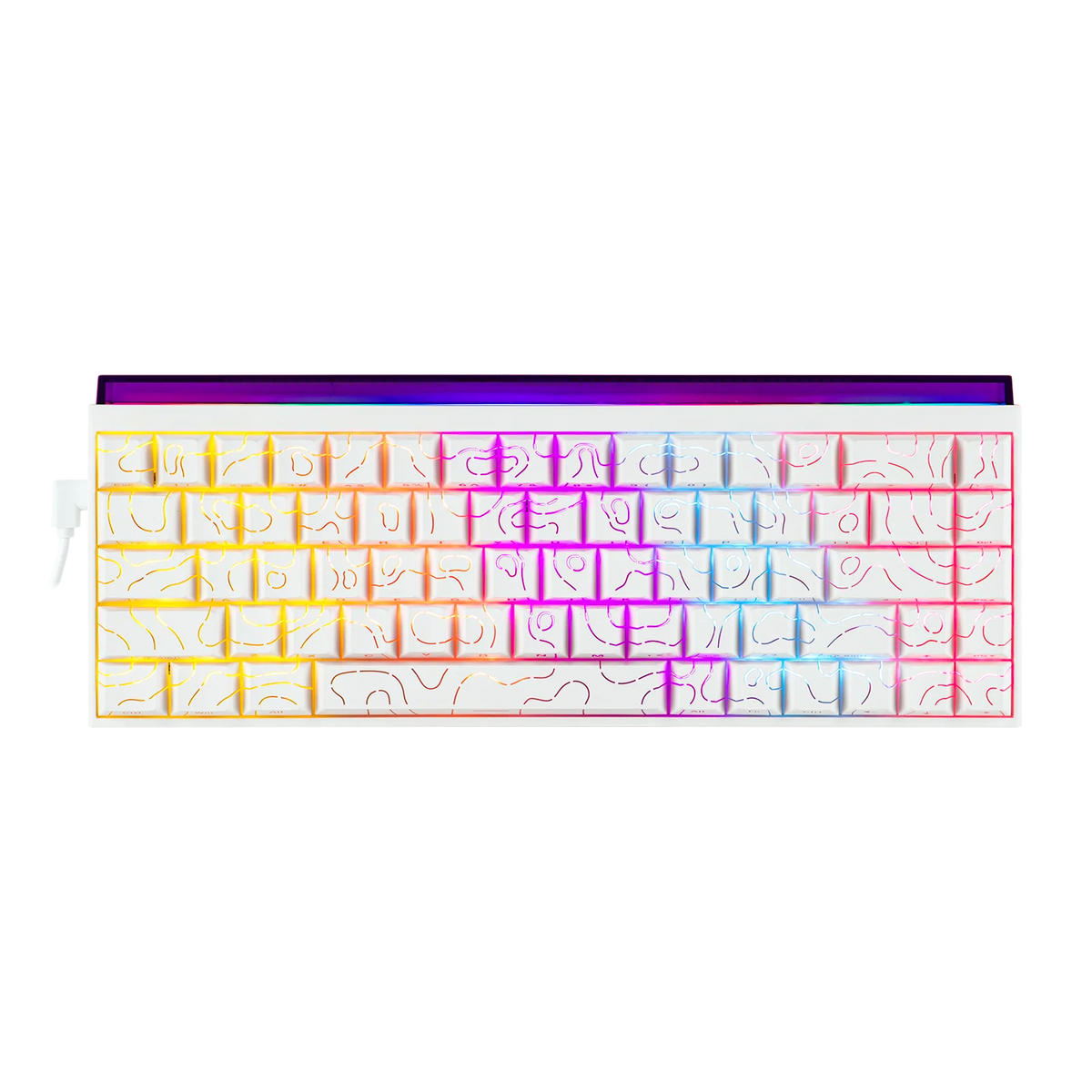 Ajazz X68 Mechanical Keyboard RGB Strip 68% - Buy at Nyvrix Egypt