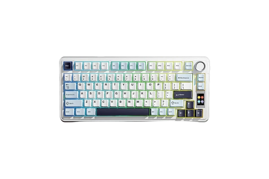 AULA S75 Pro Keyboard blue variant - Nyvrix Egypt