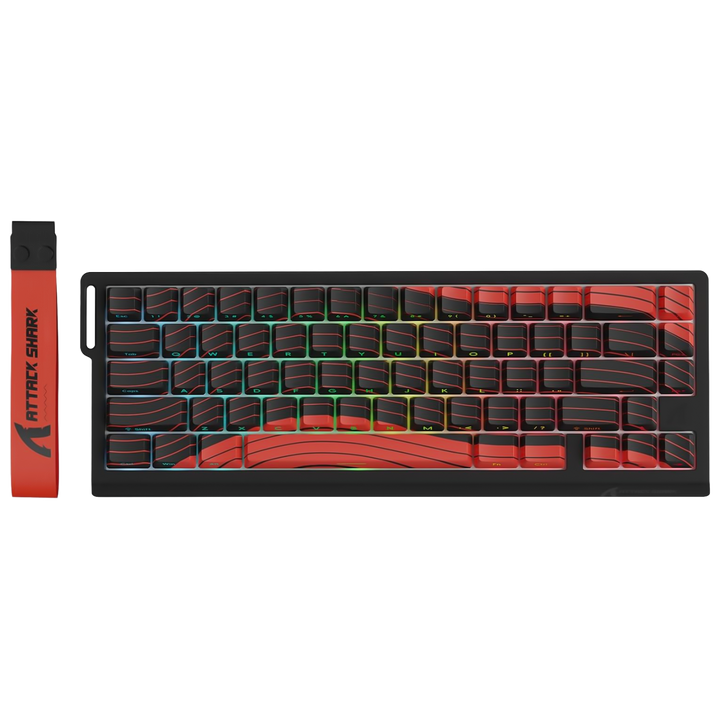 Attack Shark X68 Pro HE red contour - Nyvrix Egypt