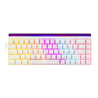 Ajazz x68 mechanical keyboard with front-facing RGB strip