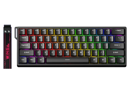 Aula w60  HE magnetic keyboard