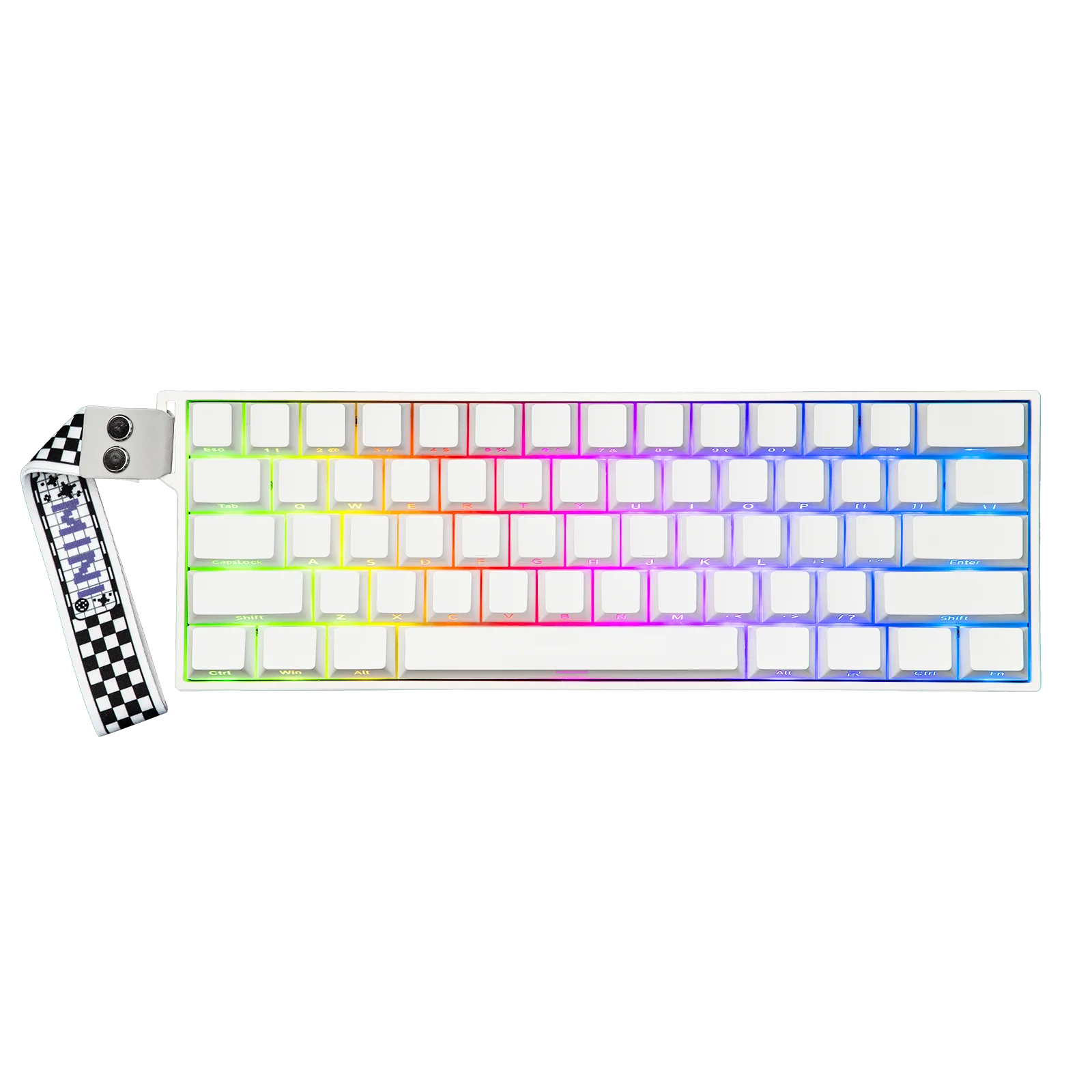 AULA Mini 60 Pro HE white variant - Nyvrix Egypt