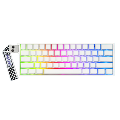 AULA Mini 60 Pro HE white variant - Nyvrix Egypt